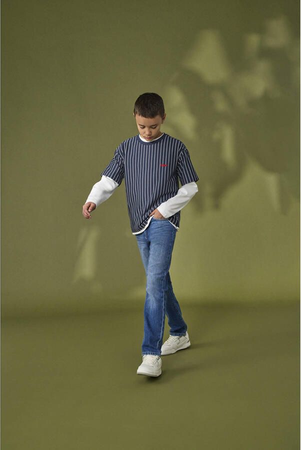 ONLY & SONS JUNIOR straight leg jeans medium blue denim - Foto 2