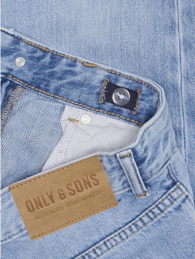 ONLY & SONS JUNIOR straight leg light blue denim