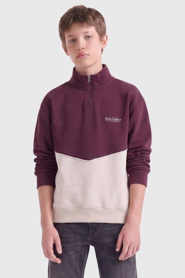 Only & Sons Ceres RLX Half-Zip Parks High Neck Sweater Junior