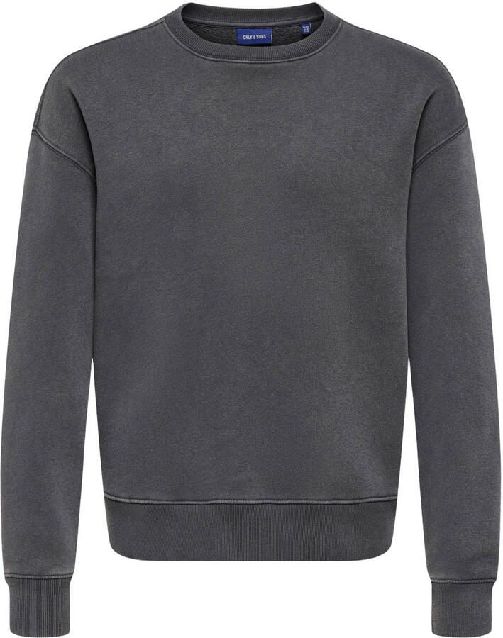 ONLY & SONS JUNIOR sweater grijs