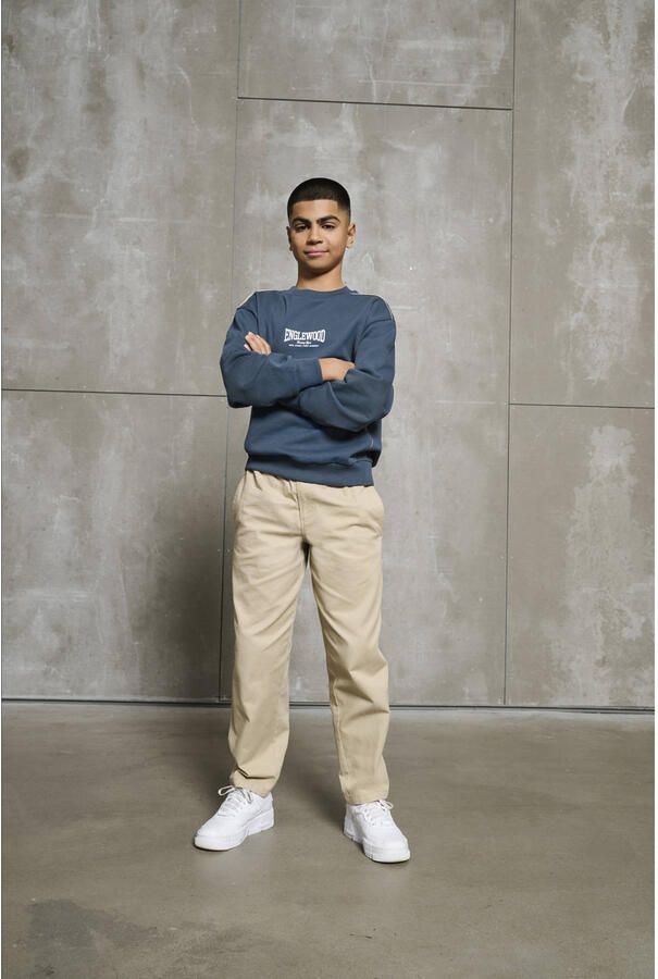 ONLY & SONS JUNIOR sweater grijsblauw