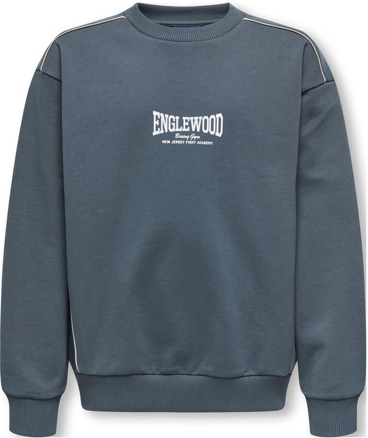 ONLY & SONS JUNIOR sweater grijsblauw - Foto 2