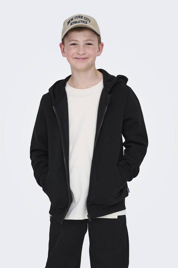ONLY & SONS JUNIOR sweatvest zwart - Foto 2