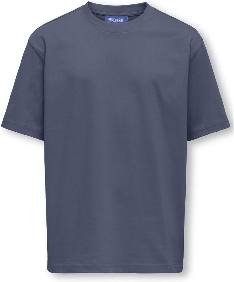 ONLY & SONS JUNIOR T-shirt diepblauw