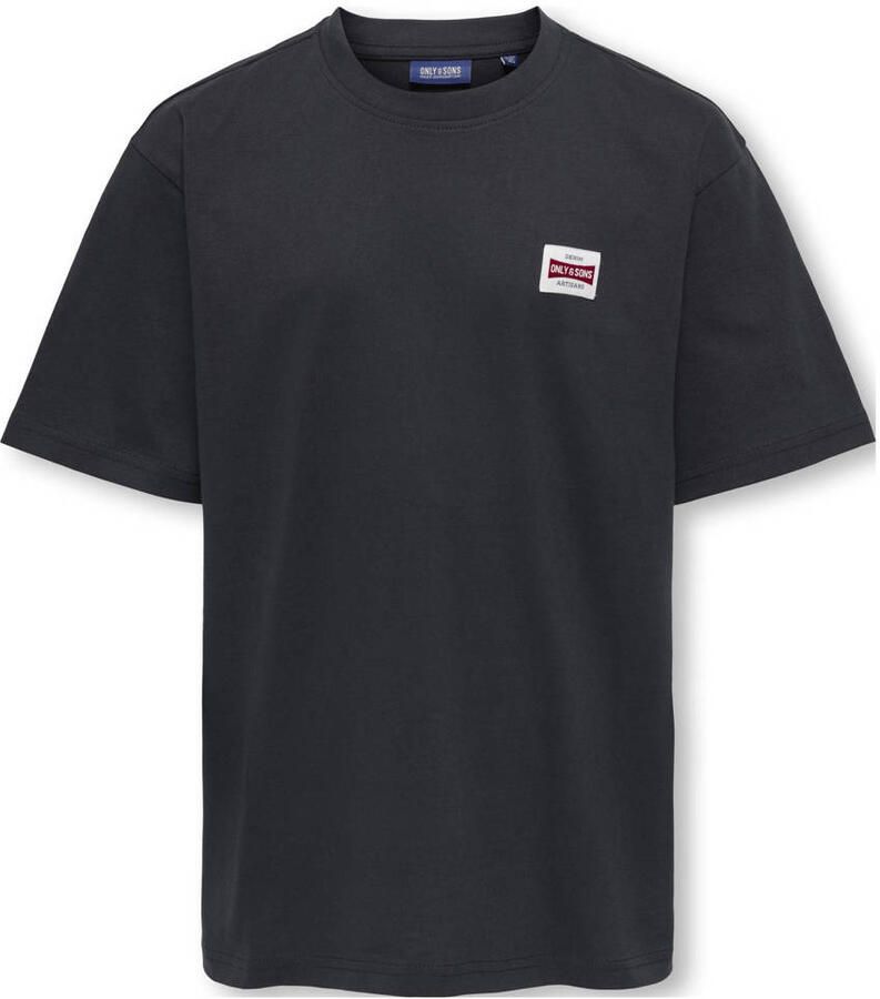 ONLY & SONS JUNIOR T-shirt donkerblauw