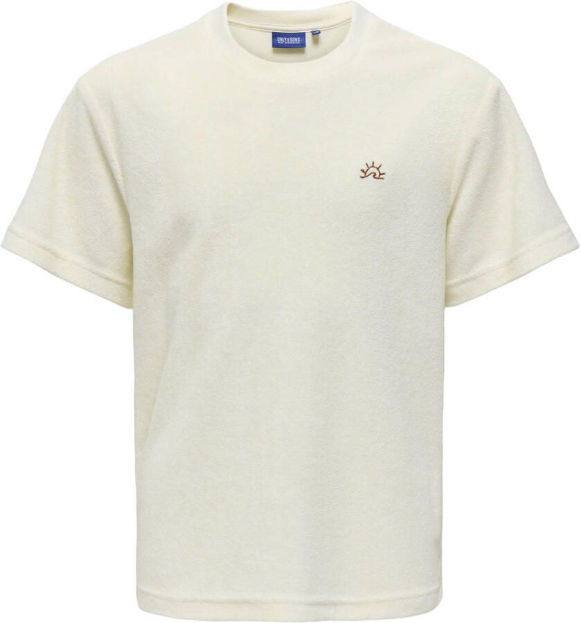 ONLY & SONS JUNIOR T-shirt ecru