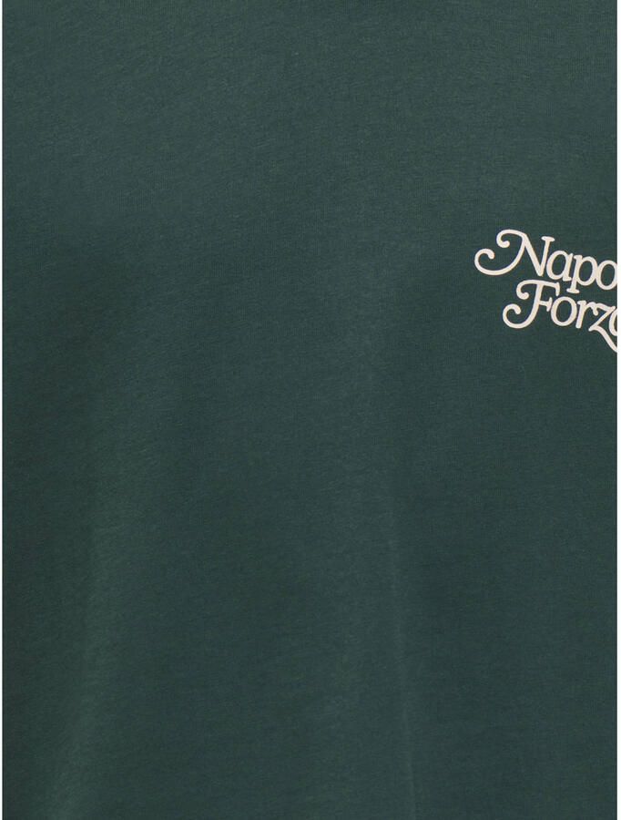 ONLY & SONS JUNIOR T-shirt met backprint donkergroen - Foto 2