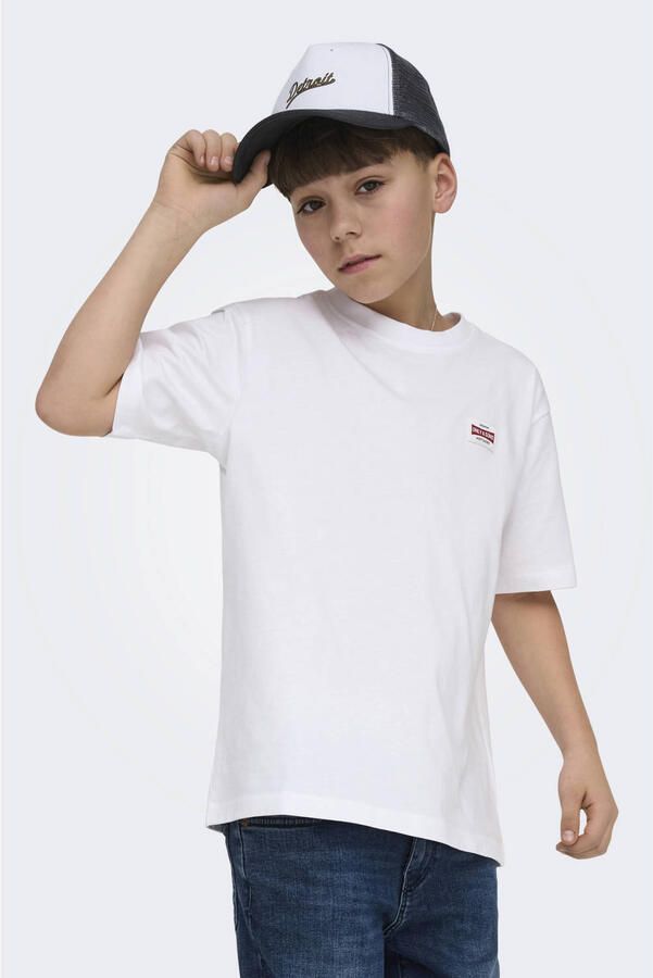 ONLY & SONS JUNIOR T-shirt wit - Foto 3