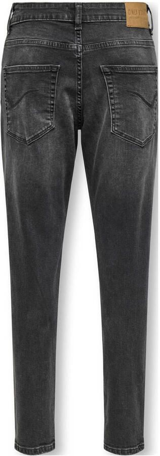 ONLY & SONS JUNIOR tapered jeans black denim