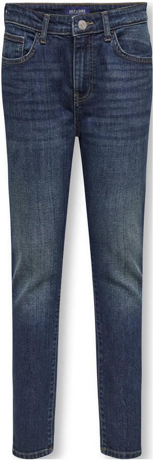 Only & Sons Tapered fit jeans van katoenmix model 'YOKE' - Foto 3