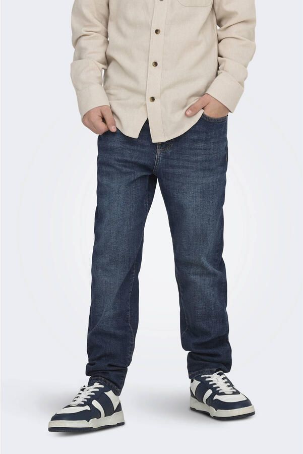 Only & Sons Tapered fit jeans van katoenmix model 'YOKE'