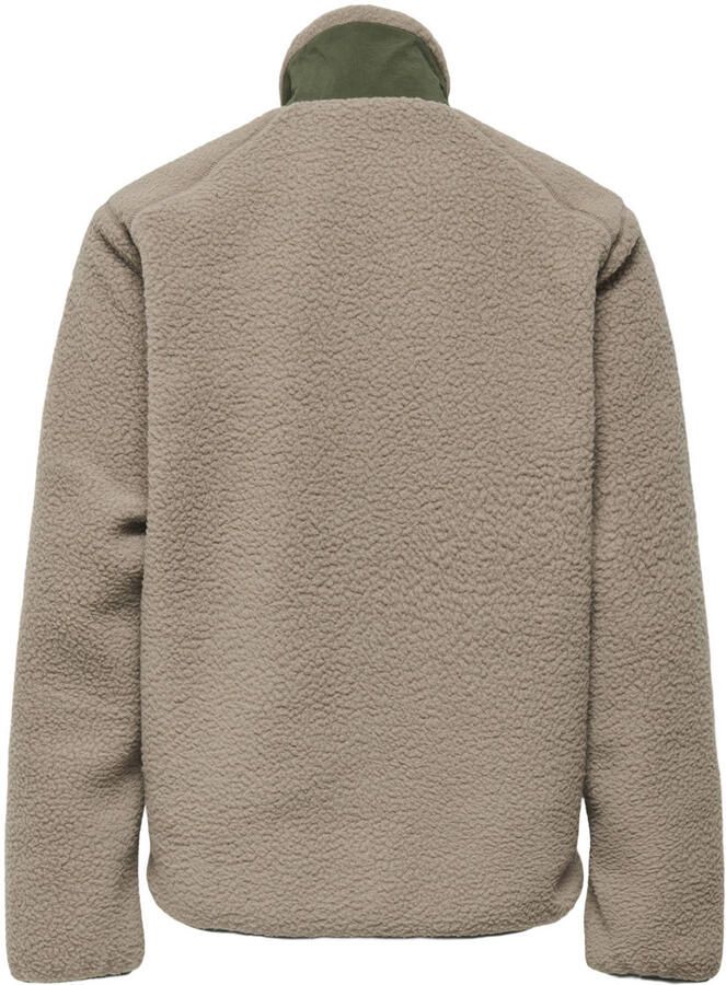 ONLY & SONS JUNIOR teddy tussenjas taupe - Foto 2