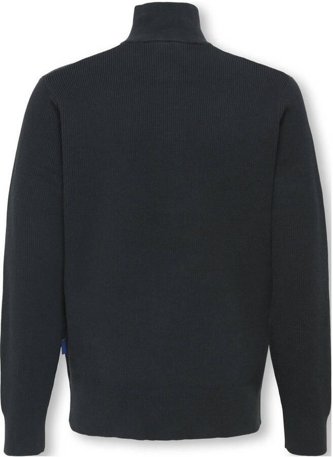 ONLY & SONS JUNIOR trui donkerblauw gebreid - Foto 3