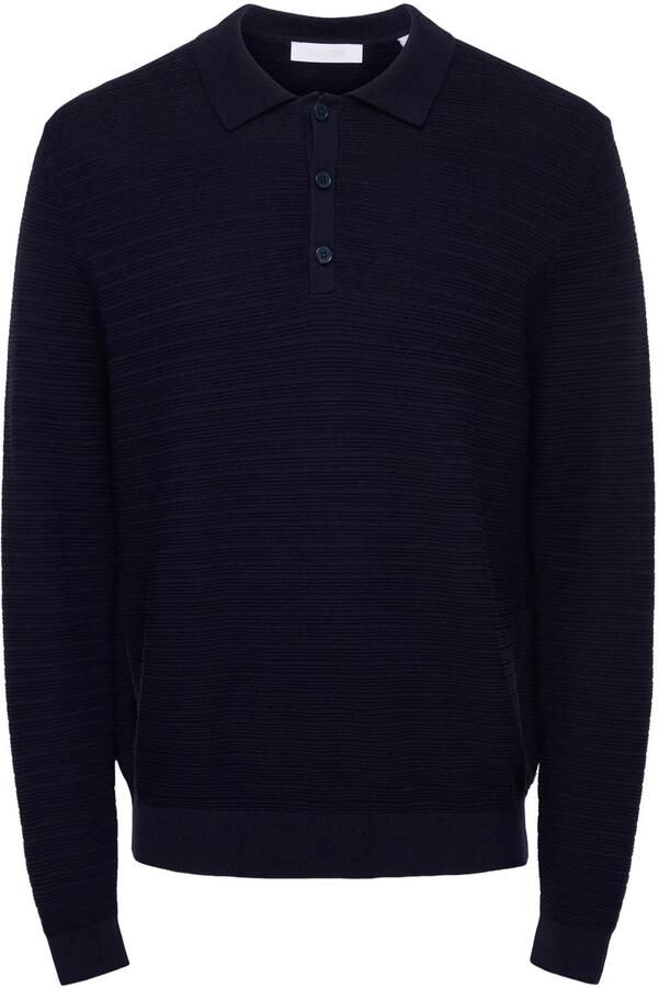 ONLY & SONS katoenen regular fit gebreide trui blauw