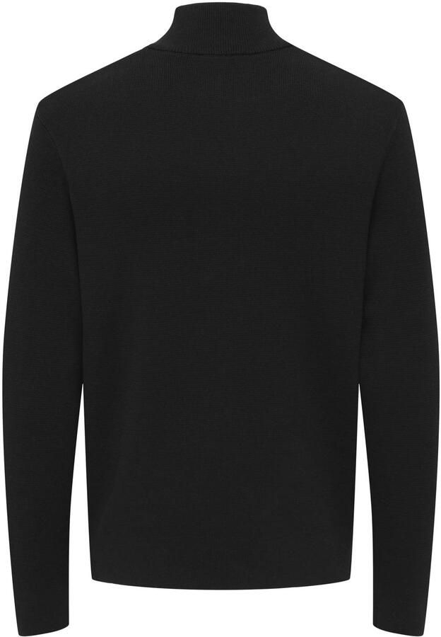 Only & Sons Schipperstrui met halflange ritssluiting - Foto 2