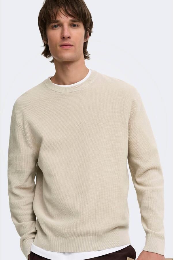 Only & Sons Regular fit pullover van pure katoen model 'TONY' - Foto 2