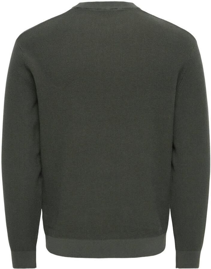 Only & Sons Regular fit pullover van pure katoen model 'TONY' - Foto 2