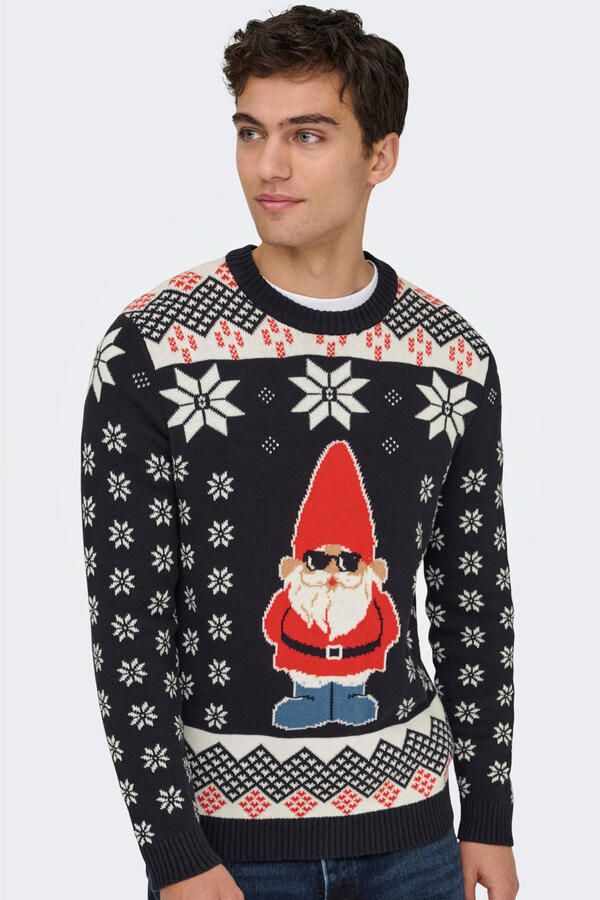 ONLY & SONS Trui met ronde hals ONSX-MAX REG CREW KNIT - Foto 2