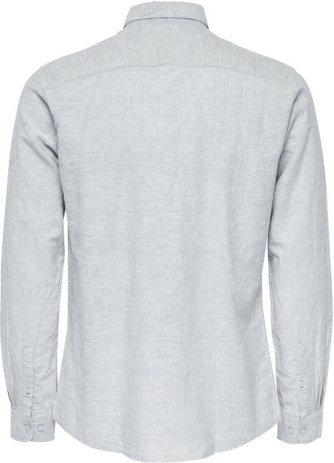 Only & Sons Regular fit vrijetijdsoverhemd met kentkraag model 'CAIDENLS'