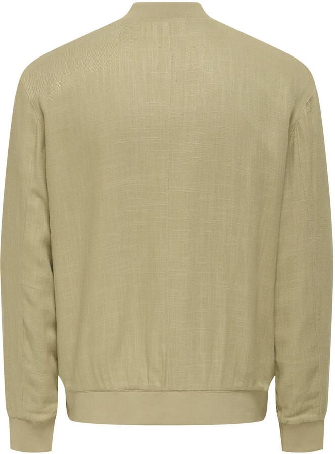 ONLY & SONS linnen zomerjas beige - Foto 2