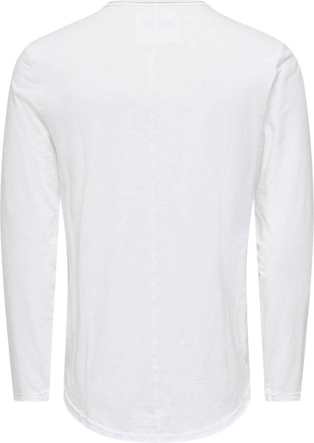 ONLY & SONS Shirt met lange mouwen ONSBENNE LONGY LS TEE VD