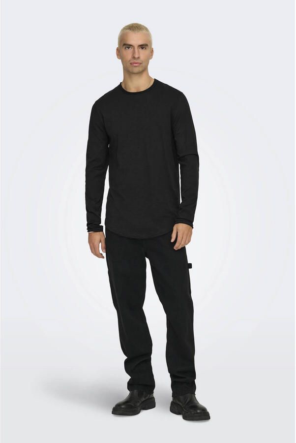 ONLY & SONS Shirt met lange mouwen ONSBENNE LONGY LS TEE VD