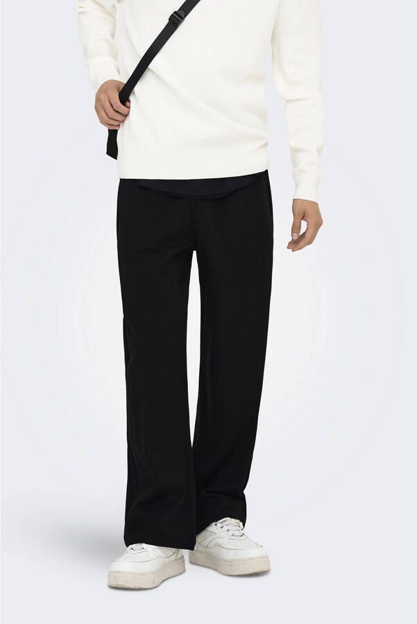 ONLY & SONS loose casual broek zwart - Foto 3