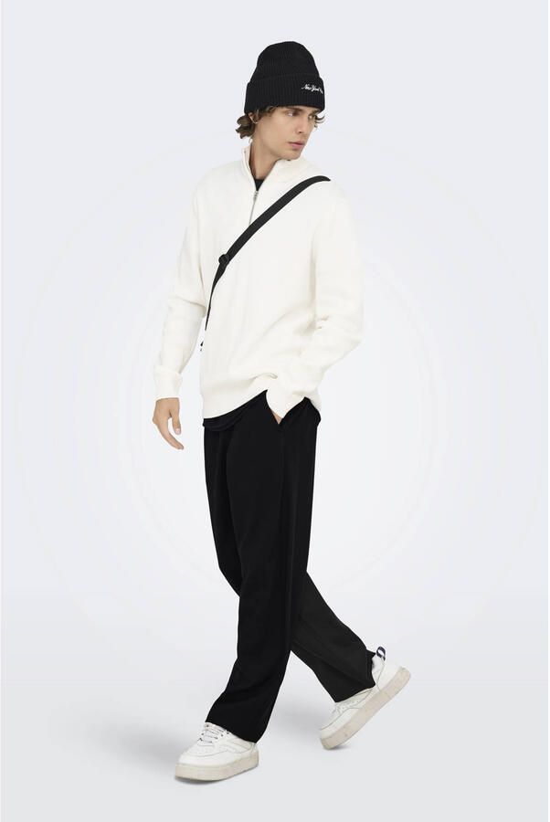 ONLY & SONS loose casual broek zwart - Foto 2