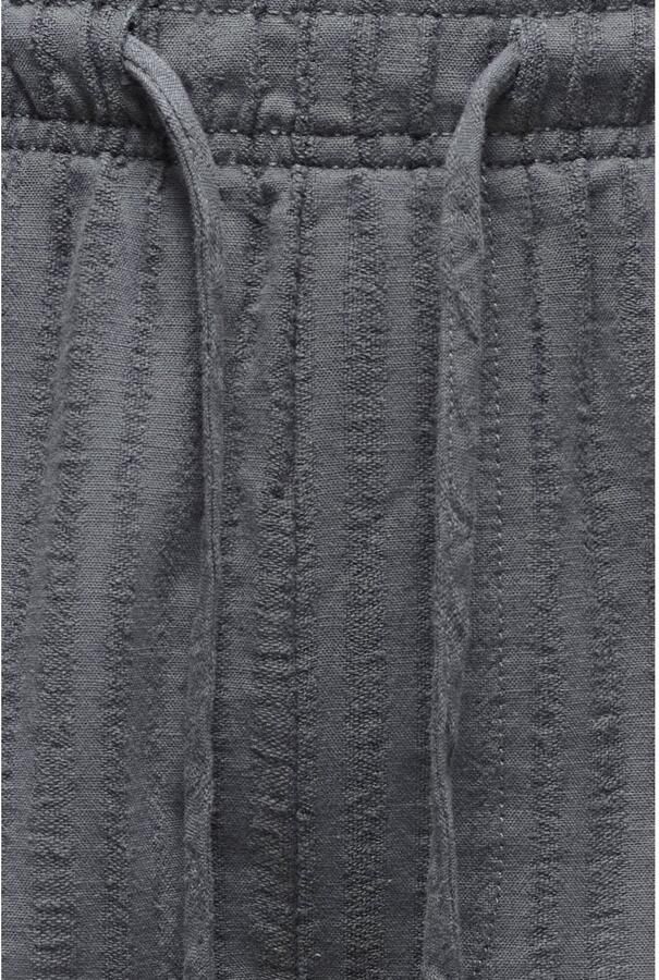 ONLY & SONS loose fit casual short met linnen grijs - Foto 2