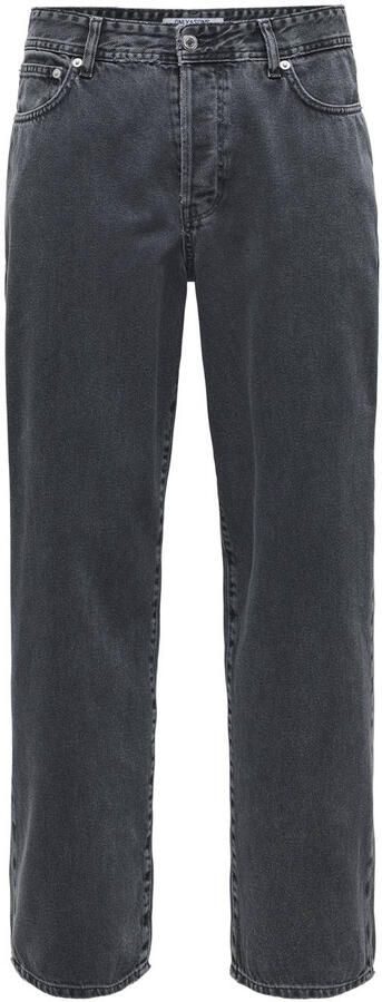 ONLY & SONS loose fit jeans ONSFADE grey denim