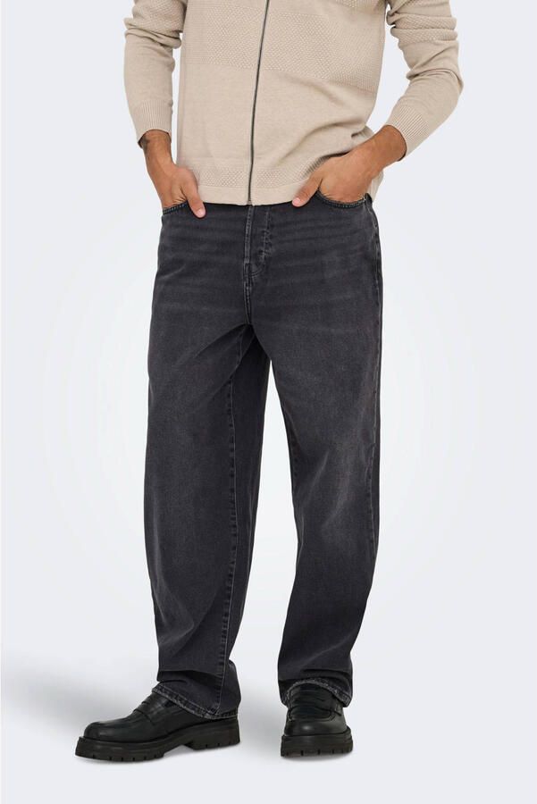 ONLY & SONS loose fit jeans ONSFADE grey denim - Foto 3