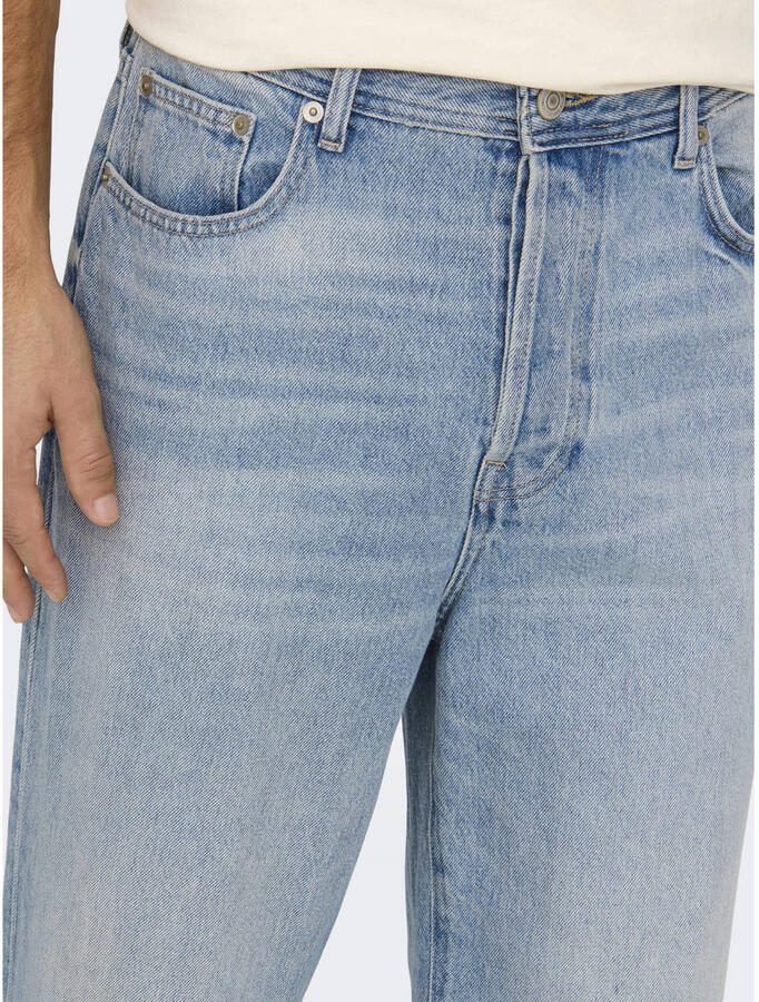 ONLY & SONS Loose fit jeans ONSFADE LOOSE WB 6778 A14 DNM NOOS