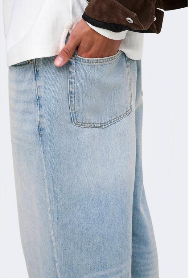ONLY & SONS Loose fit jeans ONSFADE LOOSE WB 6778 A14 DNM NOOS - Foto 2