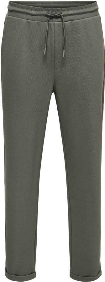 ONLY & SONS loose fit joggingbroek groen
