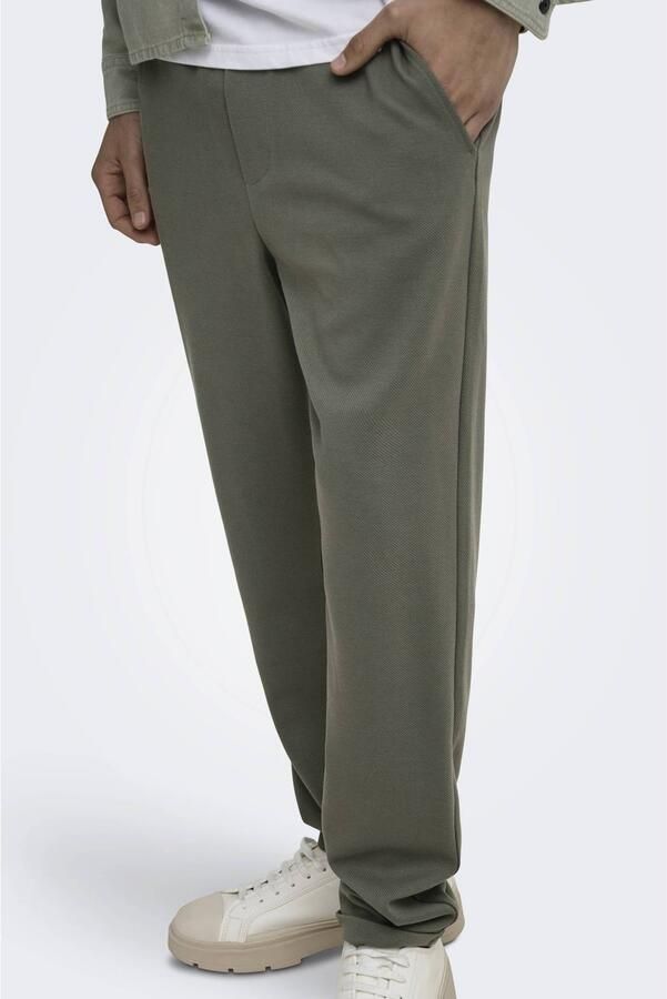 Only & Sons Smalle joggingbroek met viscose model 'NEWKODYL' - Foto 3
