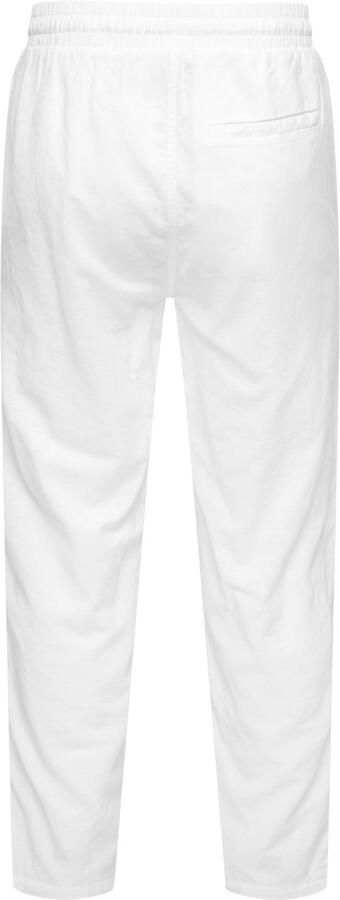 ONLY & SONS ONSCAIDEN regular casual broek met linnen wit - Foto 2