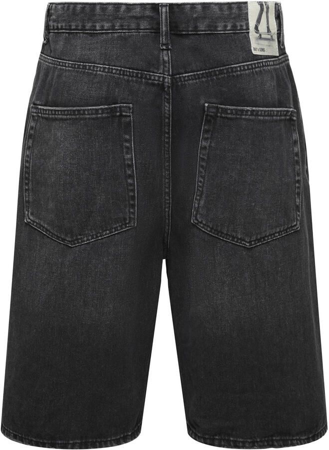 ONLY & SONS ONSCARL denim baggy short black denim - Foto 2