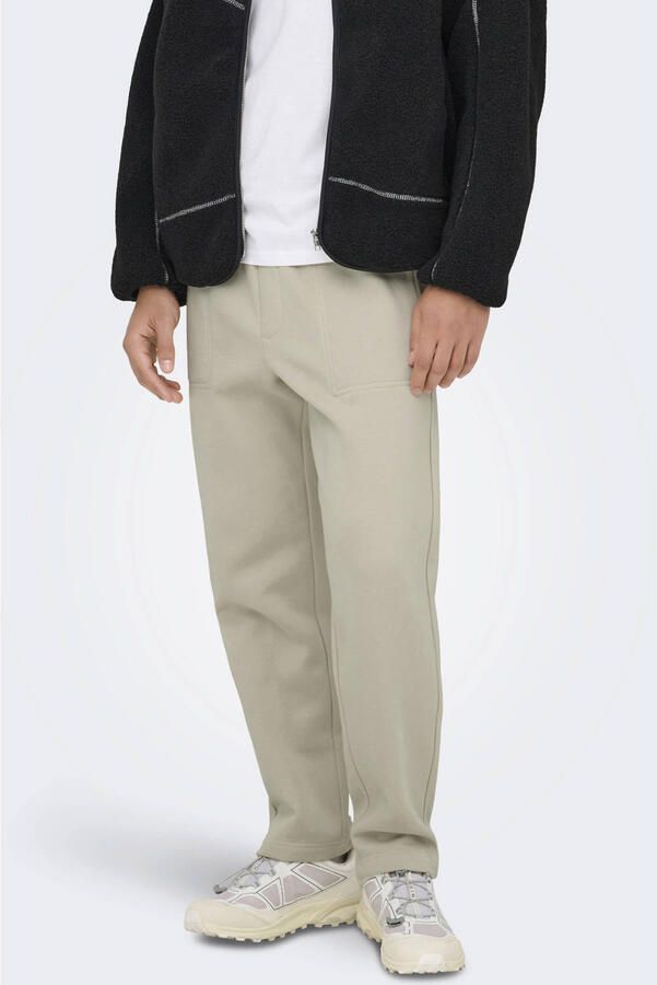ONLY & SONS ONSCONNOR straight joggingbroek beige - Foto 2