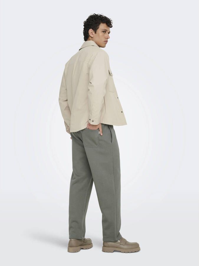 ONLY & SONS ONSCONNOR straight joggingbroek grijsgroen - Foto 3