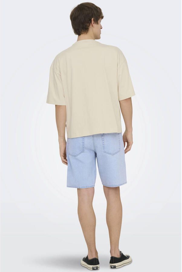 ONLY & SONS ONSEDGE straight casual short light blue denim - Foto 2