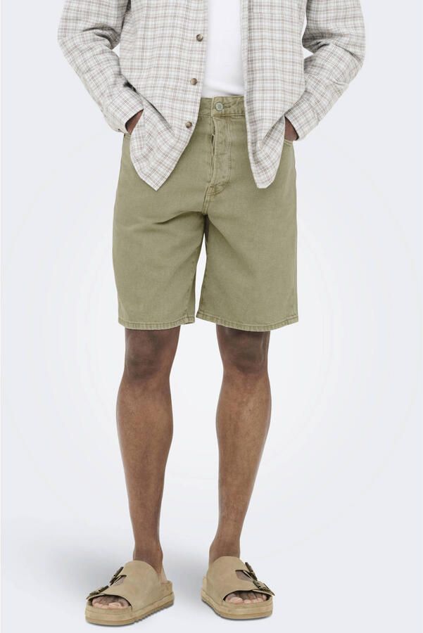 Only & Sons regular fit korte jeans van puur katoen model 'EDGE'