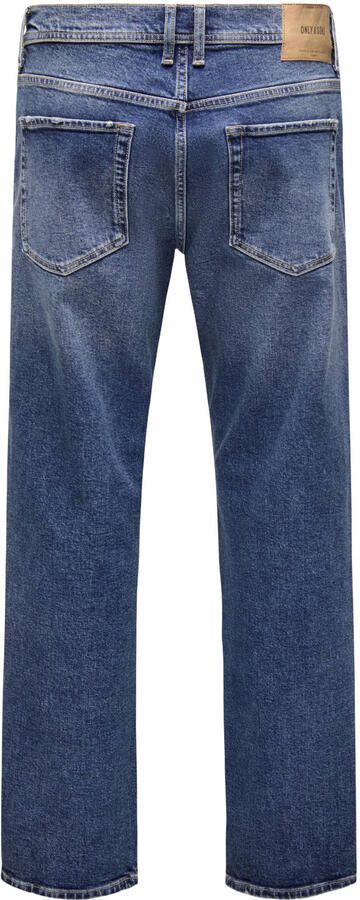 Only & Sons straight fit jeans van katoenmix model 'EDGE PERFORMACE DMB 6' - Foto 2