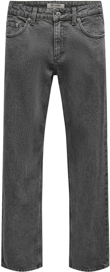 ONLY & SONS ONSEDGE straight leg jeans light grey denim - Foto 2