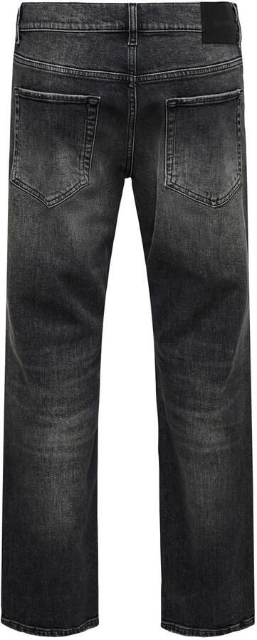 Only & Sons straight fit jeans van katoenmix model 'EDGE PERFORMANCE WB 38'