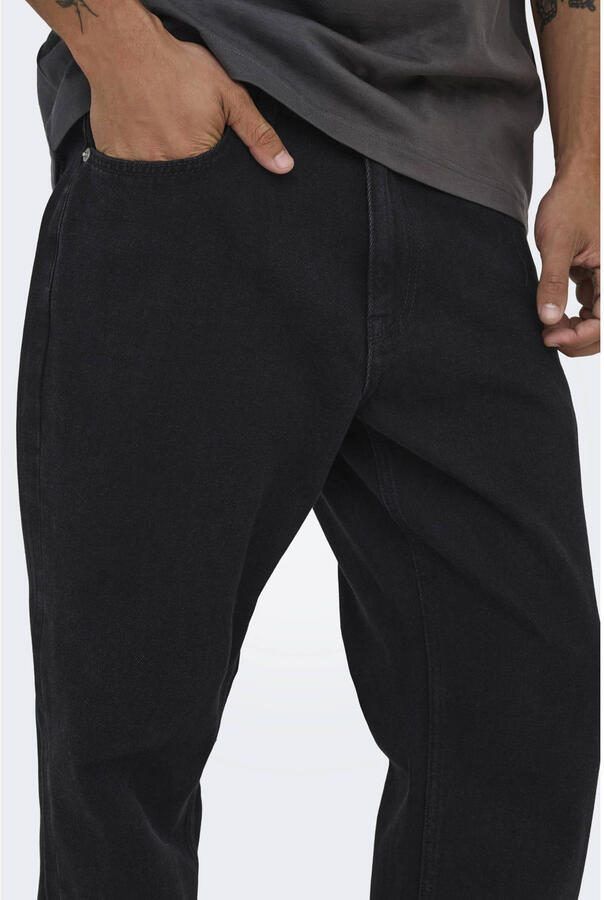 ONLY & SONS ONSEDGE straight leg jeans washed black - Foto 2