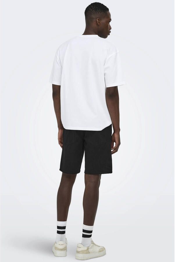 ONLY & SONS ONSEDGE straight short black denim - Foto 3