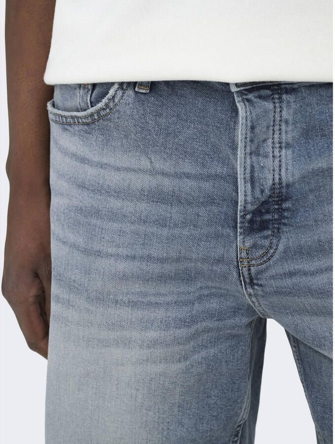 ONLY & SONS ONSEDGE straight short light blue denim - Foto 2