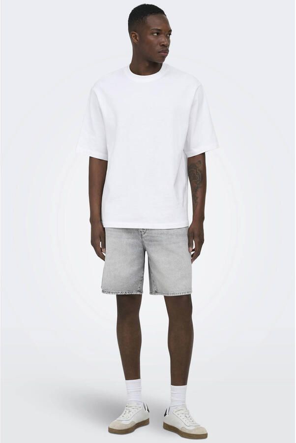 ONLY & SONS ONSFADE denim loose short light grey denim - Foto 3