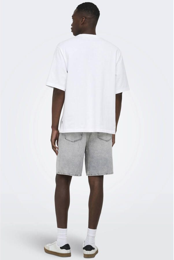 ONLY & SONS ONSFADE denim loose short light grey denim - Foto 2