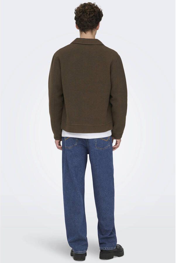 ONLY & SONS ONSFADE loose fit jeans dark medium blue denim - Foto 2